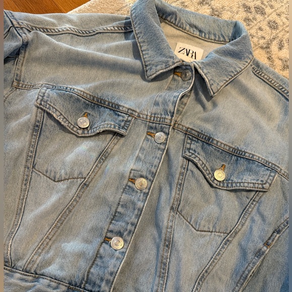 Gently used, Zara denim jacket. - Picture 2 of 3